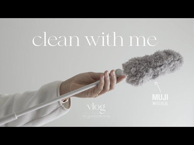 Clean With Me, 10 MUJI Items for A Clean Home, Slow Living Japan Vlog