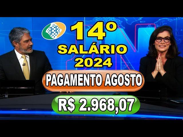 SAIU AGORA: 14º SALÁRIO INSS EM 2 PARCELAS PARA APOSENTADOS E PENSIONISTAS PELA CAIXA EM 2024