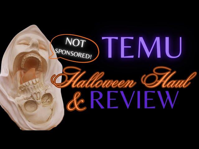 2024 TEMU Halloween Haul & 100% Honest Review / NOT Sponsored!