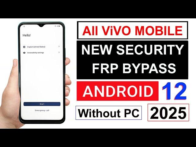 All Vivo New Security Android 12 Frp Bypass Vivo Google Account Unlock Vivo Android 12 Frp Bypass