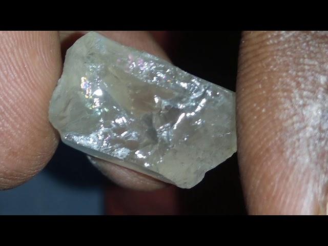 Rough Topaz stone or Raw diamond?? 