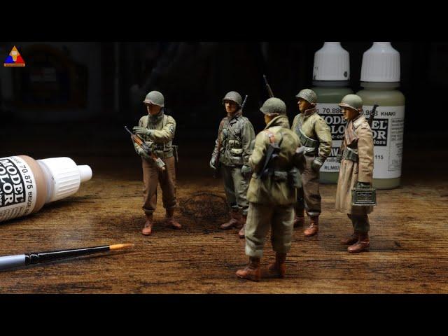 Beginner-Friendly 1/35 US WWII Figure Painting Tutorial