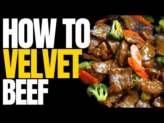 How to Velvet Beef