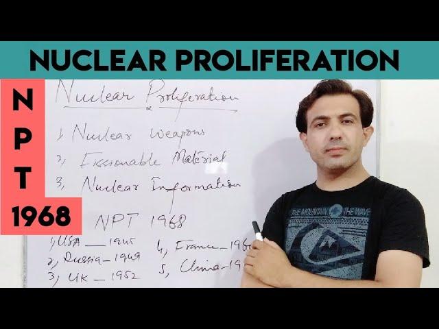 Nuclear Proliferation | Non-Proliferation Treaty | NPT | Muhammad Akram