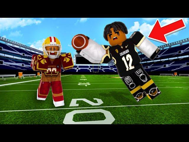 TRAVIS HUNTER TAKES OVER ROBLOX FOOTBALL FUSION!