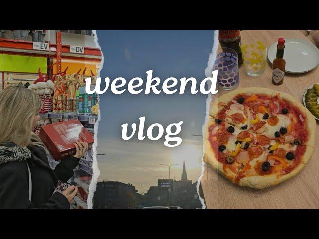 (Eng sub) 국제 커플의 주말 브이로그 | Weekend Vlog | grocery shopping | pizza