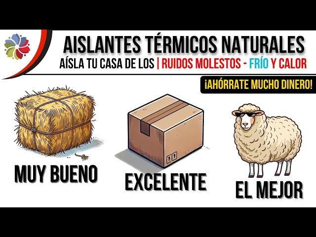 ️ TOP 15 AISLANTES TÉRMICOS, ACÚSTICOS y ECOLÓGICOS - Algunos ¡SON GRATIS!