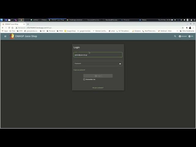 Hacking OWASP’s Juice Shop : Password Strength