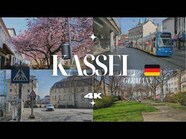 Germany Walking Tour 2024 Kassel Walking Tour - City Center [4K HDR]