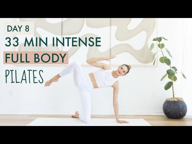 30 MIN Intense Full Body Pilates Workout | Day 8 Challenge