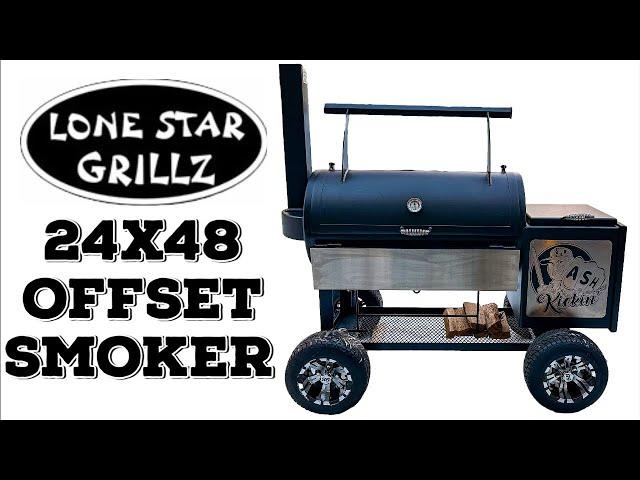 I Got A Stick Burner!! | Lone Star Grillz 28" x 48" Offset Smoker