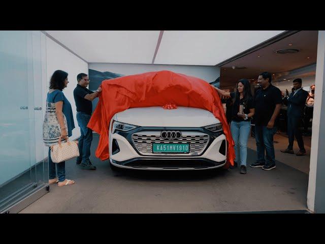 The all new Audi Q8 Sportback  e-tron delivery || Audi Bengaluru Central