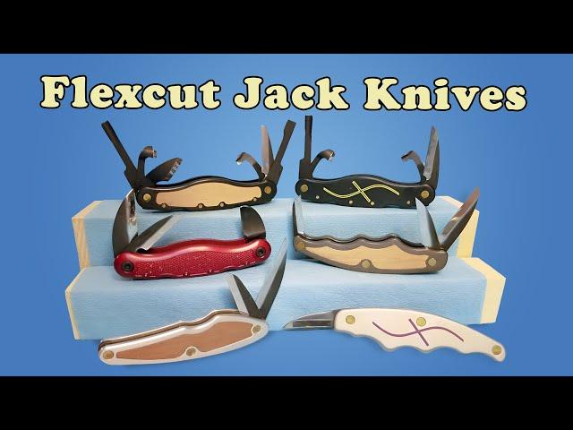 Flexcut Jack Pocket Knife Comparison and Review (Detail, Whittlin, Carvin, Spoon, Pocket, Tri-Jack)