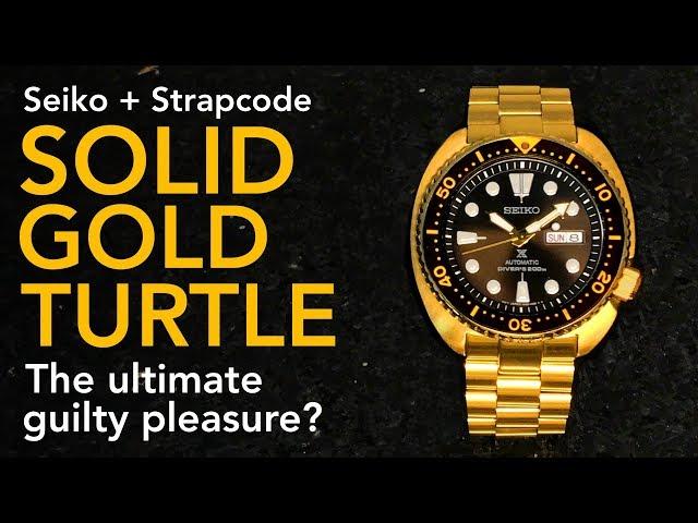 SOLID GOLD SEIKO TURTLE - The Ultimate Guilty Pleasure Watch?