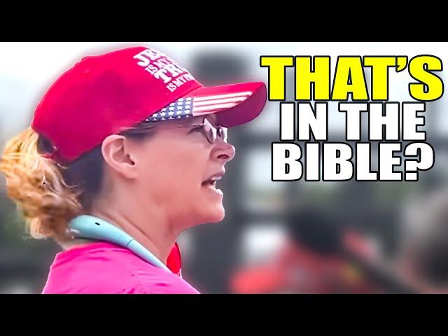 MAGA Bible Thumper Left DUMBSTRUCK After Comedian Pulls a Fast One