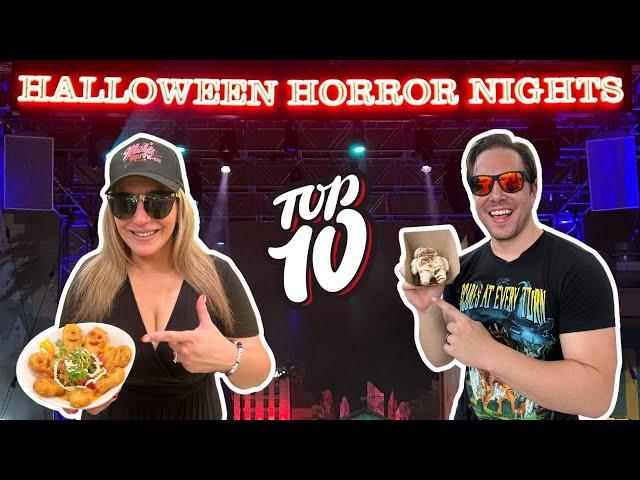 Top 10 BEST Halloween Horror Nights 33 Eats! Universal Orlando Resort