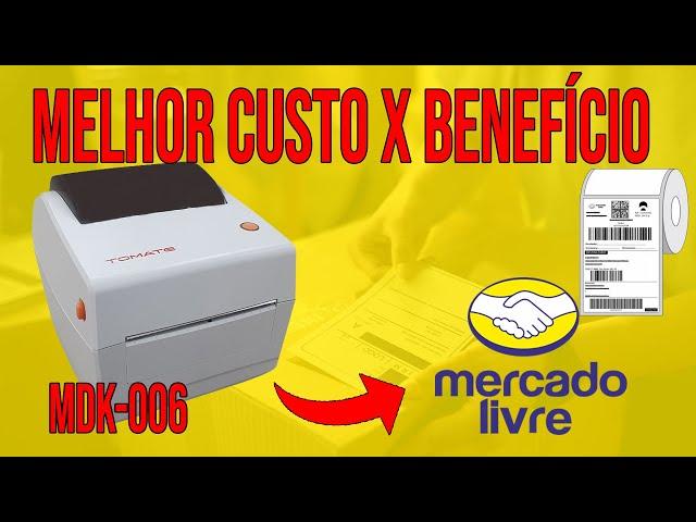 Como instalar e configurar a impressora térmica tomate mdk006 no mercado livre