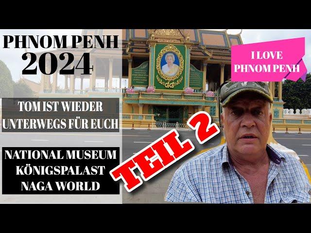 Phnom Penh Riverside, Flussboote, Straßenverkäufer, Tom macht Sightseeing Tour  Teil 2 #cambodia