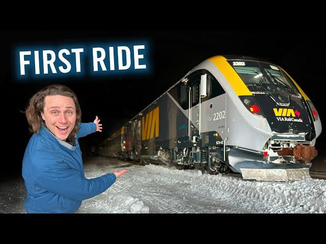 EXCLUSIVE: First Ride on Canada's NEW TRAINS with @viarailcanada