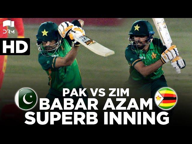Superb Inning By Babar Azam | Zimbabwe vs Pakistan | 3rd ODI 2020 | PCB  MD2E