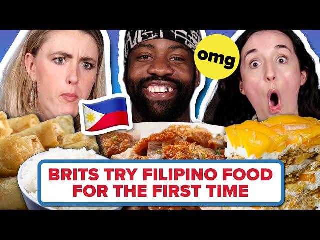 Brits Try Filipino Food For The First Time