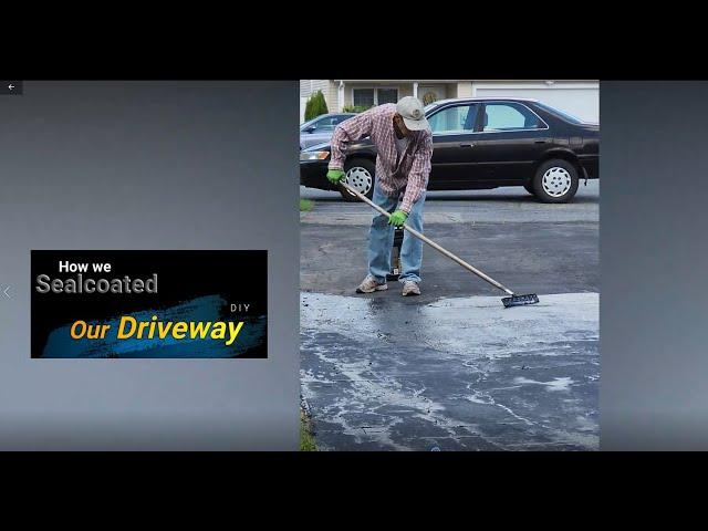 How we sealed our Asphalt driveway I DIY I Home Project I Raju Alagawadi