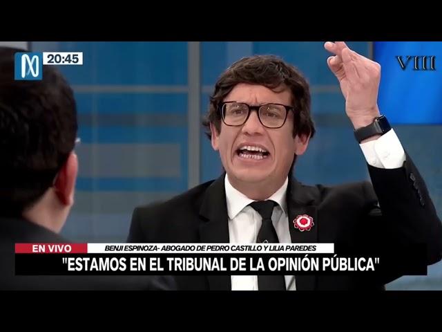 Jaime Chincha entrevista a Benji Espinoza sobre la situación de Pedro Castillo.