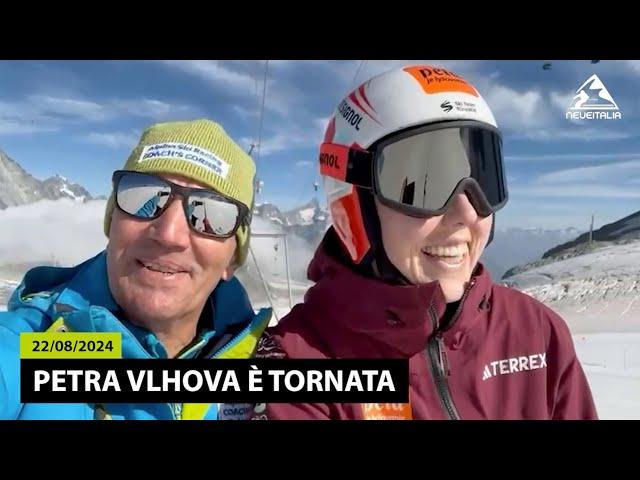 Petra Vlhova 's back - 22.08.24 Zermatt-Cervinia