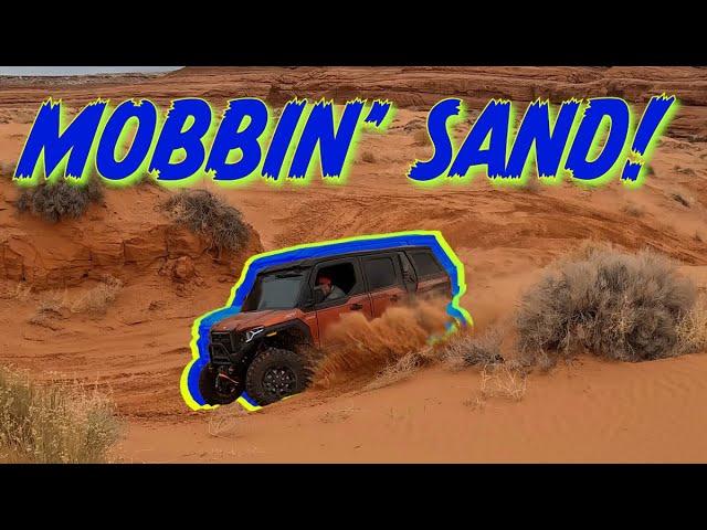 Utah is an off-road heaven! White wash sand dunes!