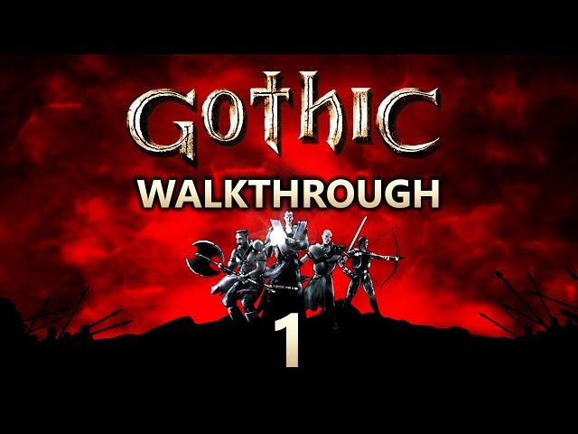Gothic Walkthrough Part 1 (All Side Quests, All Factions, 1440p60)