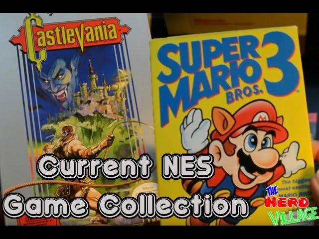 Our Current Nintendo NES Game Collection | The Nerd Village