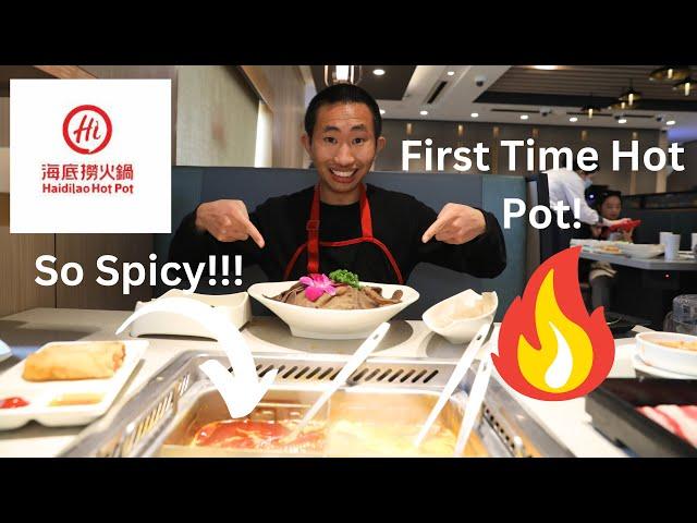 FIRST TIME Trying Haidilao Hot Pot | SHOCKING Experience!!!