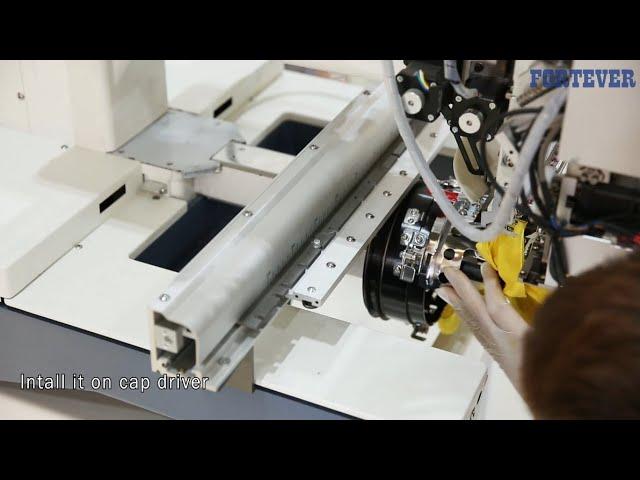 How to install the pocket frame on FORTEVER single head embroidery machine？