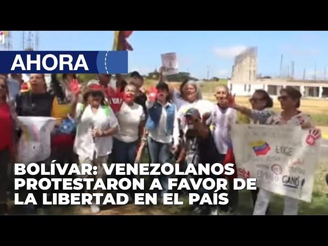 Protesta desde el Edo. Bolívar en favor de la libertad de Venezuela - 01Dic