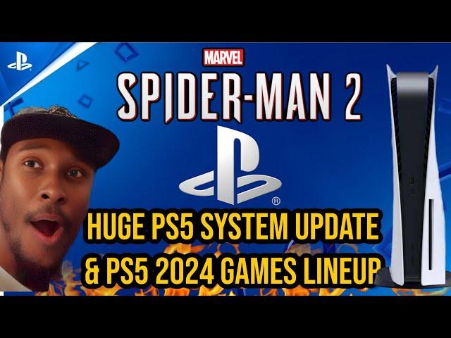 Huge PS5 System Update - PS5 2024 Games Lineup- Stellar Blade PS Plus- Spiderman 2 PS5 Update