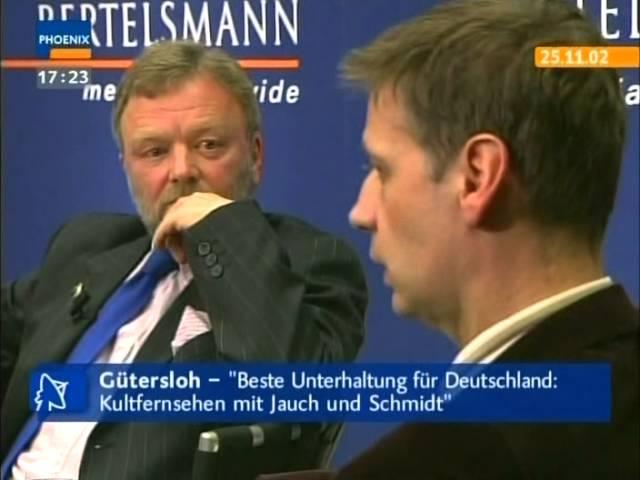 Harald Schmidt & Günther Jauch über "Kultfernsehen" in Phoenix - Die Diskussion (2002)