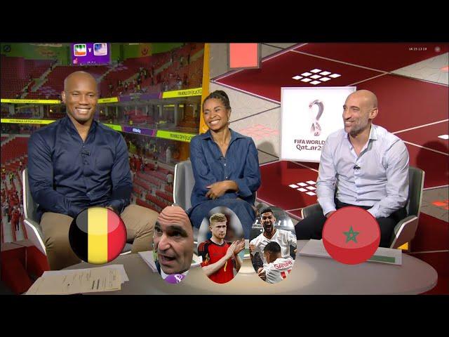 Belgium vs Morocco 0-2 | Didier Drogba & Pablo Zabaleta | Post Match Analysis | Roberto Martinez