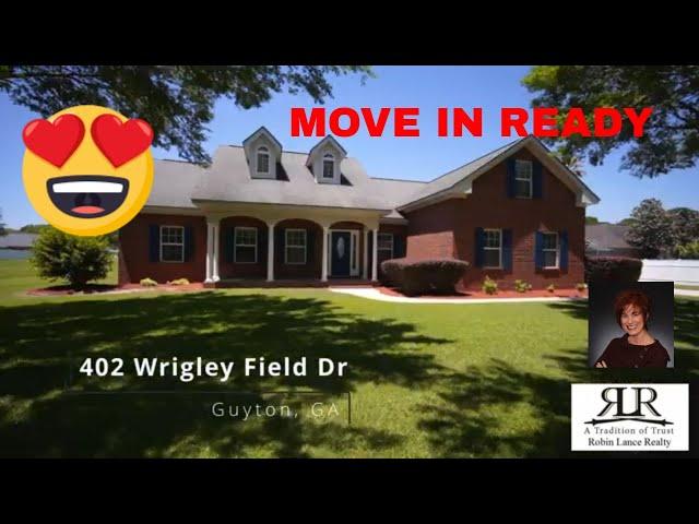 HOME FOR SALE 402 Wrigley Field Drive Guyton, GA 31312