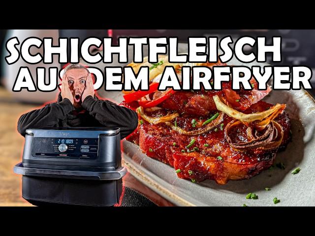 Nie wieder ohne Airfryer: Schichtfleisch so saftig und lecker!"  | @MGBBQ