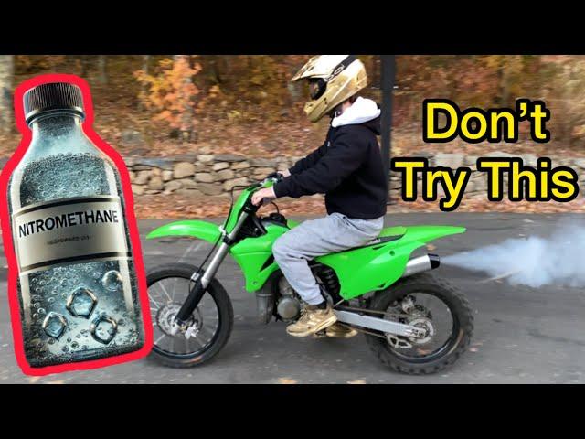 Kx100 On Nitro Fuel (runaway engine)