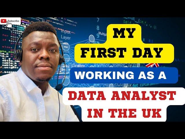 MY FIRST DAY WORKING AS A DATA ANALYST IN THE UK | LIFE UPDATES!!!