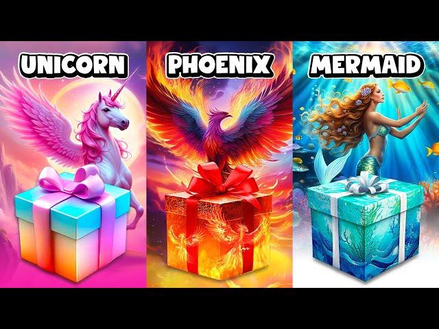 Choose Your Gift!  Unicorn, Phoenix or Mermaid ‍️