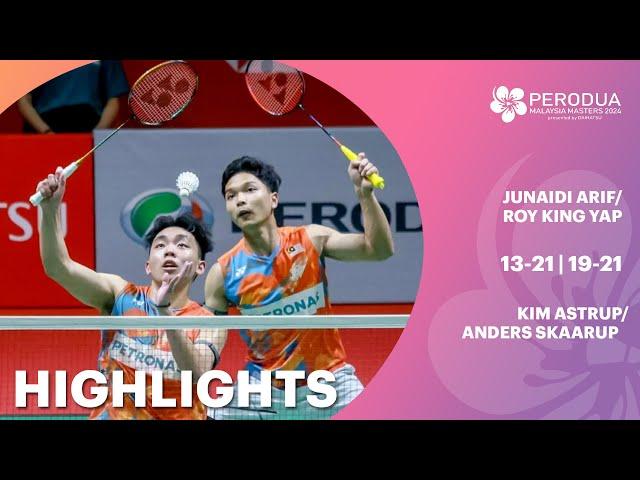 Malaysia Masters 2024: Arif/King Yap 0-2 Kim Astrup/Anders Skaarup  | Semi Final | Astro SuperSport