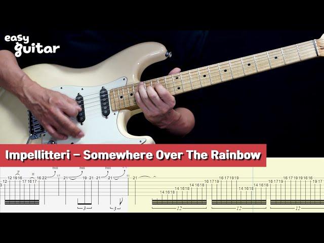 Impellitteri - Somewhere Over The Rainbow  Guitar Lesson With Tab Part 1/2(Slow Tempo)