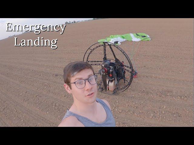 MY PARAMOTOR EXPLODED MID FLIGHT.