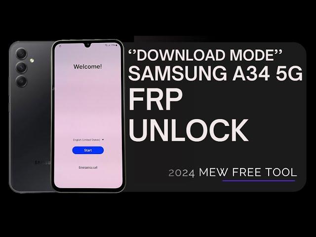 Samsung Galaxy A34 5G FRP Bypass | Android 14 Remove Google Lock 2024