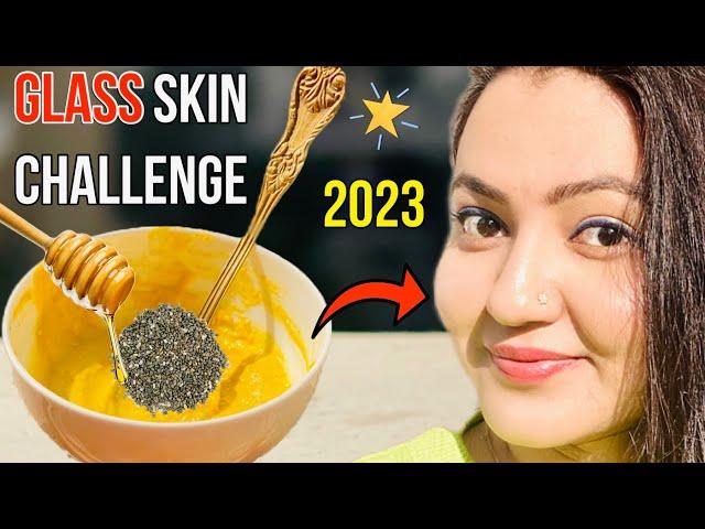 *Glass Skin* CHALLENGE 2023 : Promising Crystal Clear Glowing Glass Skin in 7 Days | 100% Results