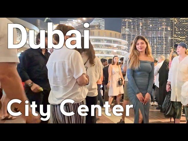 Dubai [4K] Amazing City Center, Downtown Dubai Walking Tour 