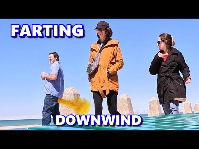 Farting Downwind with my BrownWind Funny Fart Prank 