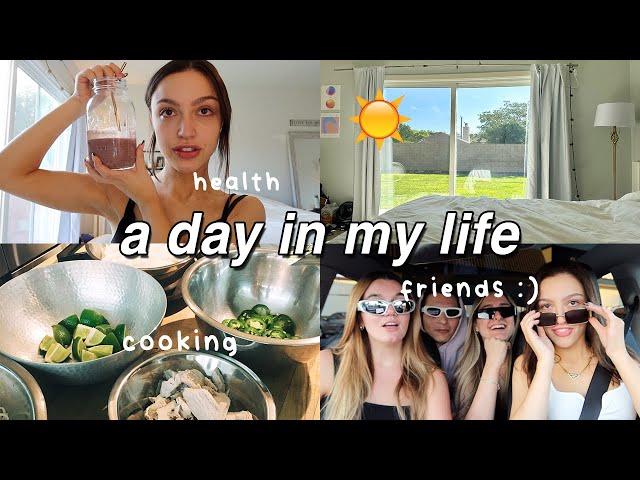 VLOG  a day in my life *cooking, friends, etc*